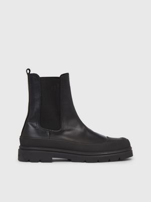 Calvin klein keigan sales box leather boots