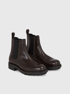 Leather Chelsea Boots Calvin Klein® HM0HM01229GUB