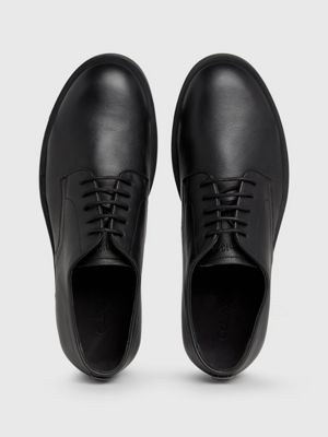 Calvin klein leather on sale shoes