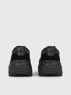 Calvin klein black outlet chunky trainers