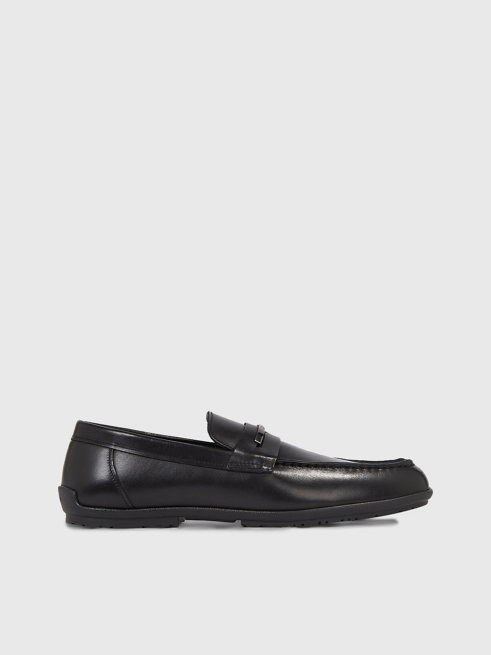 CK BLACK Leather Loafers undefined men Calvin Klein