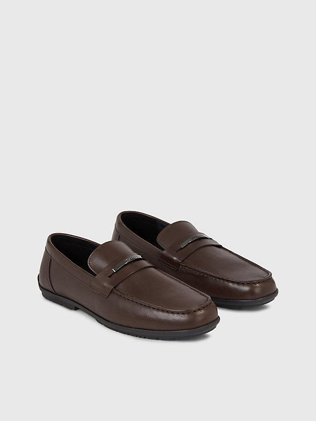 mole leather loafers for men calvin klein