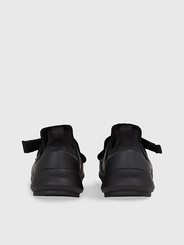 black buty sportowe z neoprenu dla mężczyźni - calvin klein