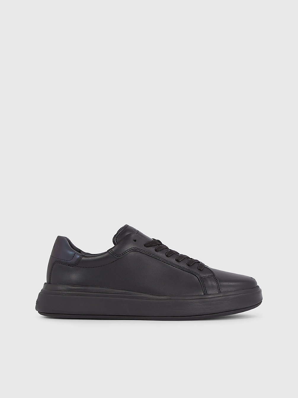 BLACK/PETROLEUM Leder-Sneakers undefined Herren Calvin Klein