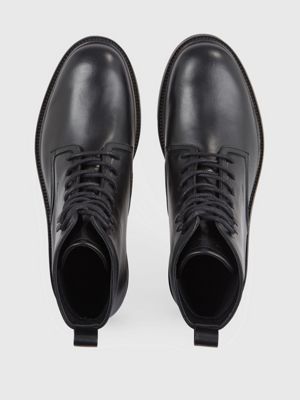 Calvin klein keeler box leather outlet boots