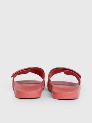 baked apple logo sliders for men calvin klein