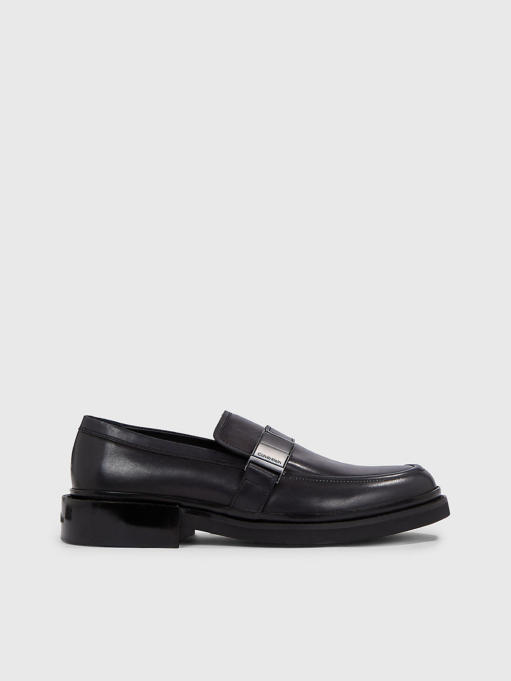 TRIPLE BLACK Loafer In Pelle undefined Uomini Calvin Klein