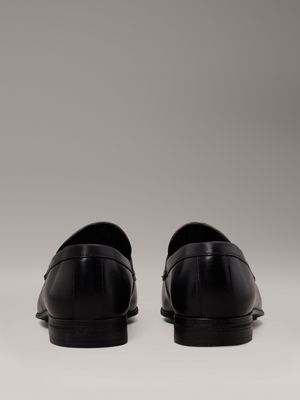 black leather loafers for men calvin klein