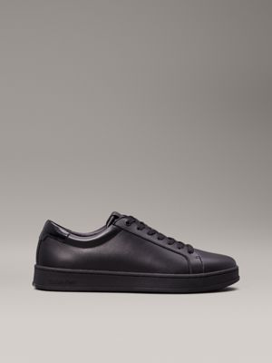 All black leather athletic shoes online