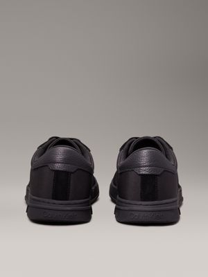 triple black trainers for men calvin klein