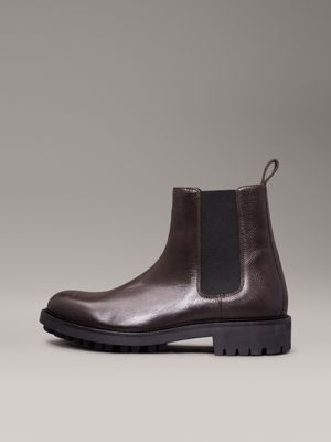 mole leather chelsea boots for men calvin klein