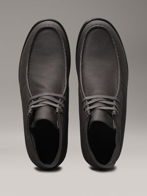 botas de piel mole de hombres calvin klein