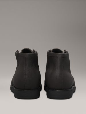 mole leather apron toe boots for men calvin klein