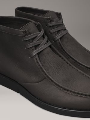 botas de piel mole de hombres calvin klein