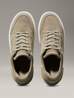 brindle suede trainers for men calvin klein