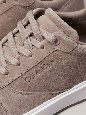 brindle suede trainers for men calvin klein