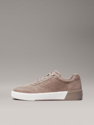 brindle suede trainers for men calvin klein