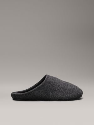 black felt slippers for men calvin klein