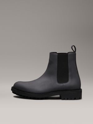 magnet leather chelsea boots for men calvin klein