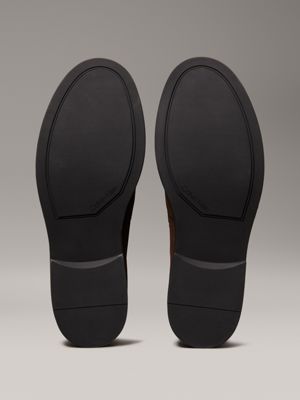 mole suède mocassins voor heren - calvin klein