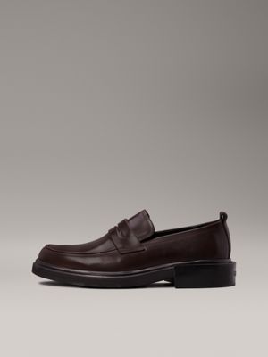 mole leather loafers for men calvin klein