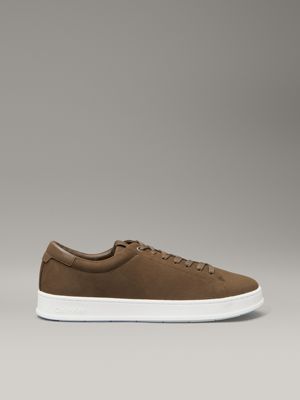 green leather trainers for men calvin klein