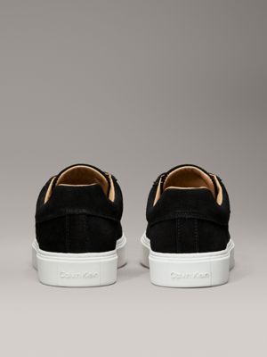 baskets en daim ck black pour hommes calvin klein
