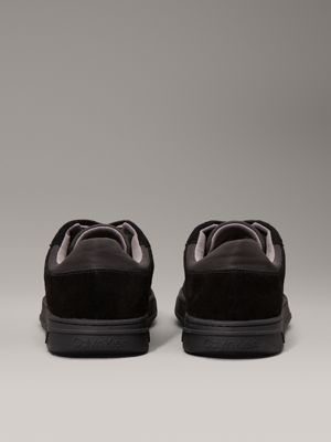 triple black trainers for men calvin klein