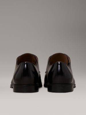 richelieus en cuir ck black pour hommes calvin klein