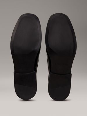 richelieus en cuir ck black pour hommes calvin klein
