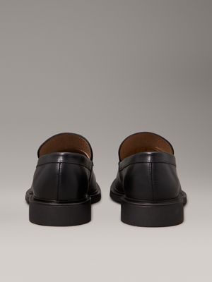 loafer in pelle intera ck black da uomini calvin klein
