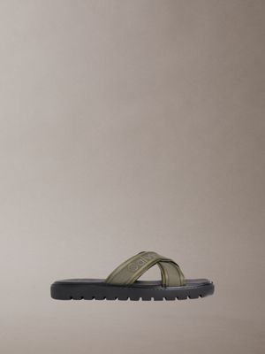 green luxor - leichte lug-sandalen mit logo für herren - calvin klein