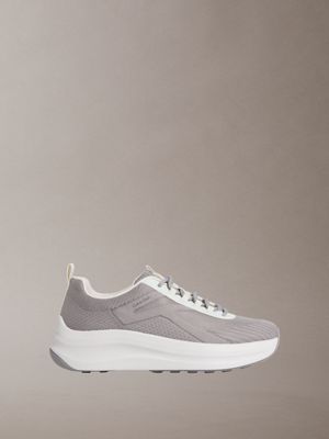 ck volumax - baskets chunky ck avec rayures grey pour hommes calvin klein