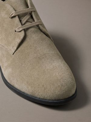 desert taupe suede hybrid desert boots for men calvin klein