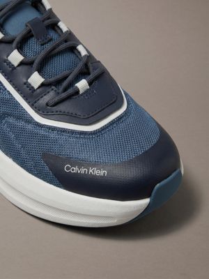 ck volumax - zapatillas chunky de running calvin navy/navy teal de hombres calvin klein