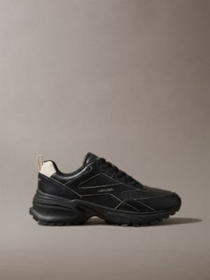 black traction runner-sportschoenen voor heren - calvin klein