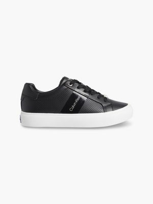 trainers black leather