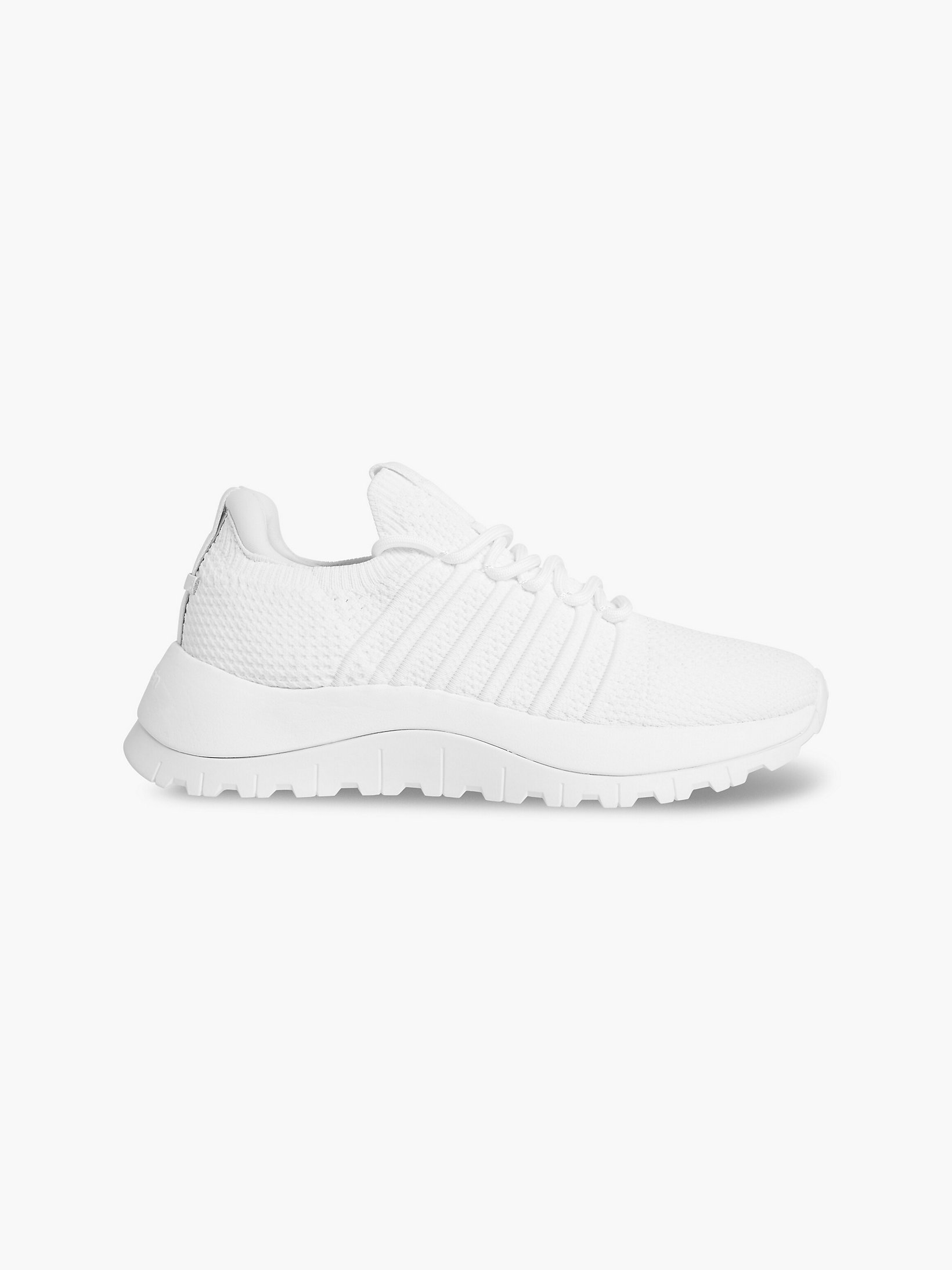 CK White Recycled Knit Trainers undefined women Calvin Klein