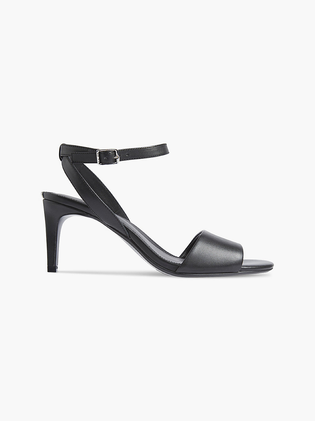 CK BLACK Leather Heeled Sandals undefined women Calvin Klein