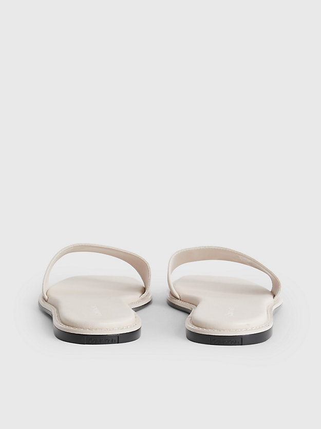 crystal gray sandalen met vierkante teen voor dames - calvin klein