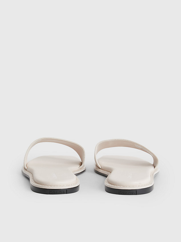 beige square toe sandals for women calvin klein