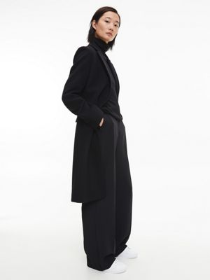 WHITE/BLACK Turnschuhe aus Leder für Damen CALVIN KLEIN