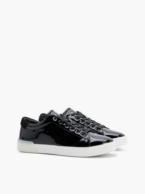 calvin klein leather trainers