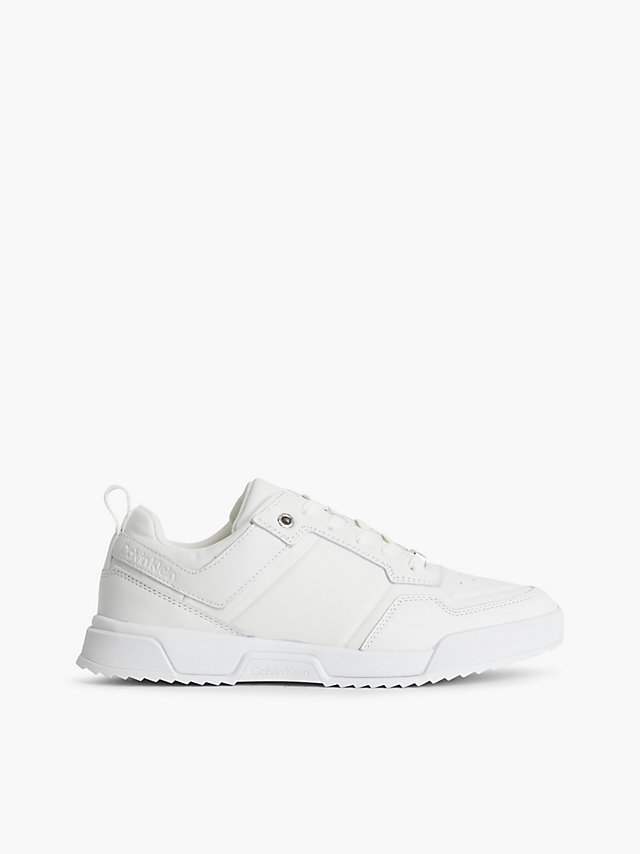 CK White Leather Trainers undefined women Calvin Klein