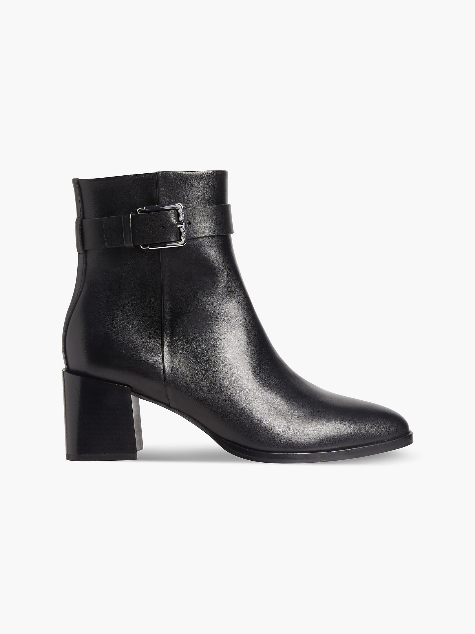 CK Black Leather Boots undefined women Calvin Klein