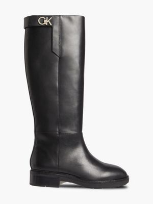  leder-boots für damen - calvin klein