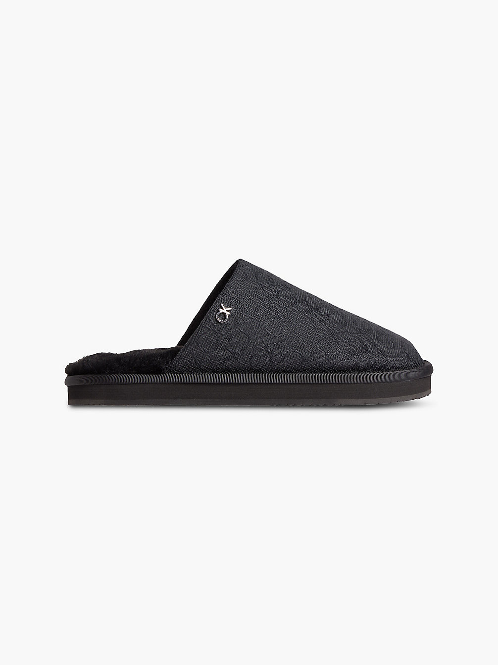 CK BLACK Recycled Logo Jacquard Slippers undefined women Calvin Klein