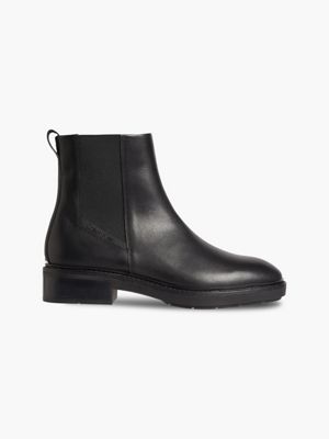  chelsea-boots aus leder für damen - calvin klein