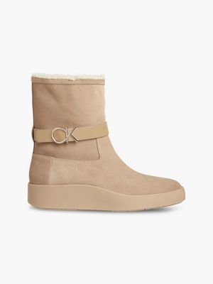 Suede Ankle Boots Calvin Klein® | HW0HW01298GEZ