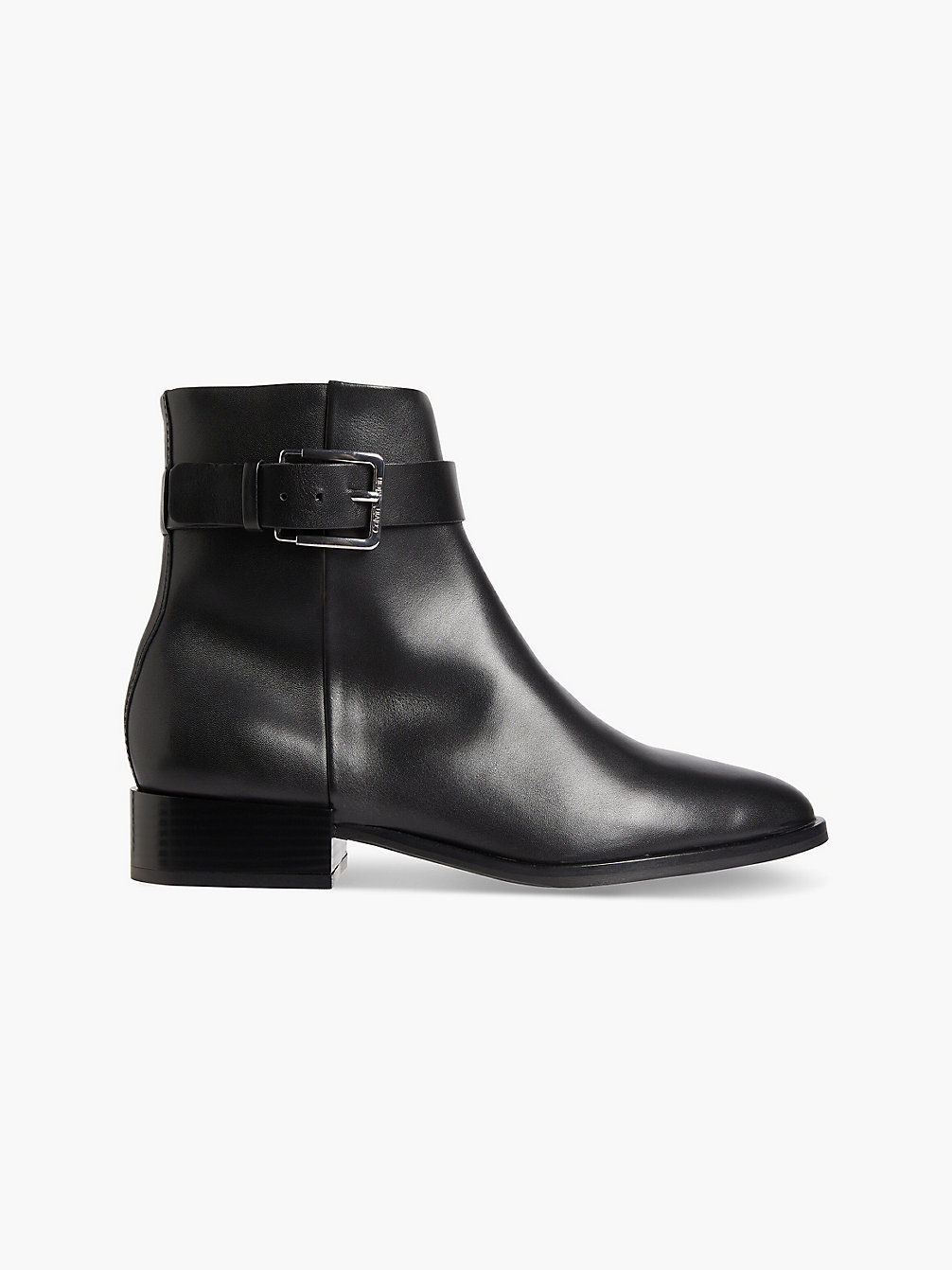CK BLACK Leather Ankle Boots undefined women Calvin Klein